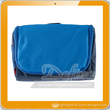 custom logo nylon cosmetics bag with hook
